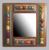 mirror frame tramp art mirror frame folk art