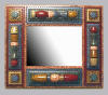mirror frame tramp art mirror frame folk art