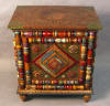 end table, fine furniture  wisconsin artist furniture maker  interior design interior designer home furnishings home decor home furnishings home decor faux finish  tramp art  folk art outsider art  painted furniture  rustic country  fine furniture art furniture studio furniture hand made home improvement