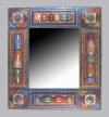 mirror frame tramp art mirror frame folk art