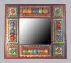 mirror frame tramp art mirror frame folk art