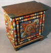 End Table,tramp art furniture folk art hand made furniture art furniture